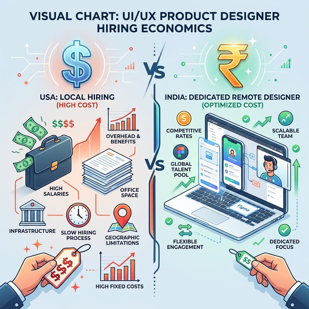 Hiring a Product Designer in India vs the US: 2026 Cost Guide