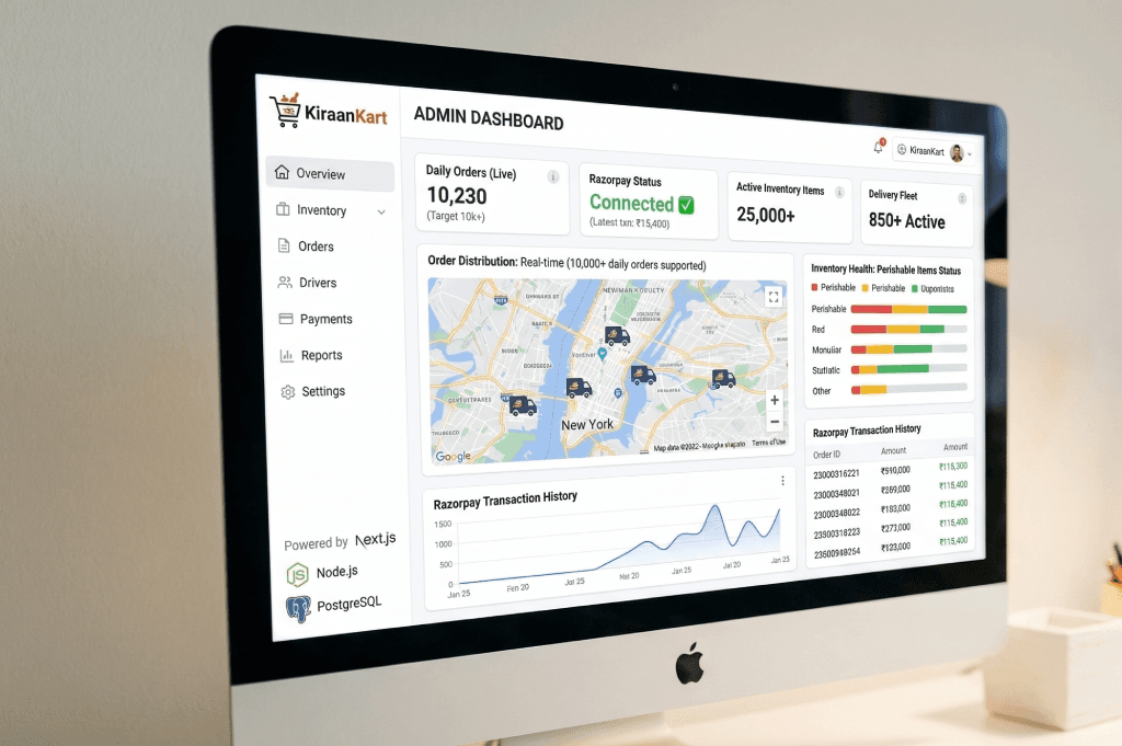 KiraanKart E-Commerce Platform